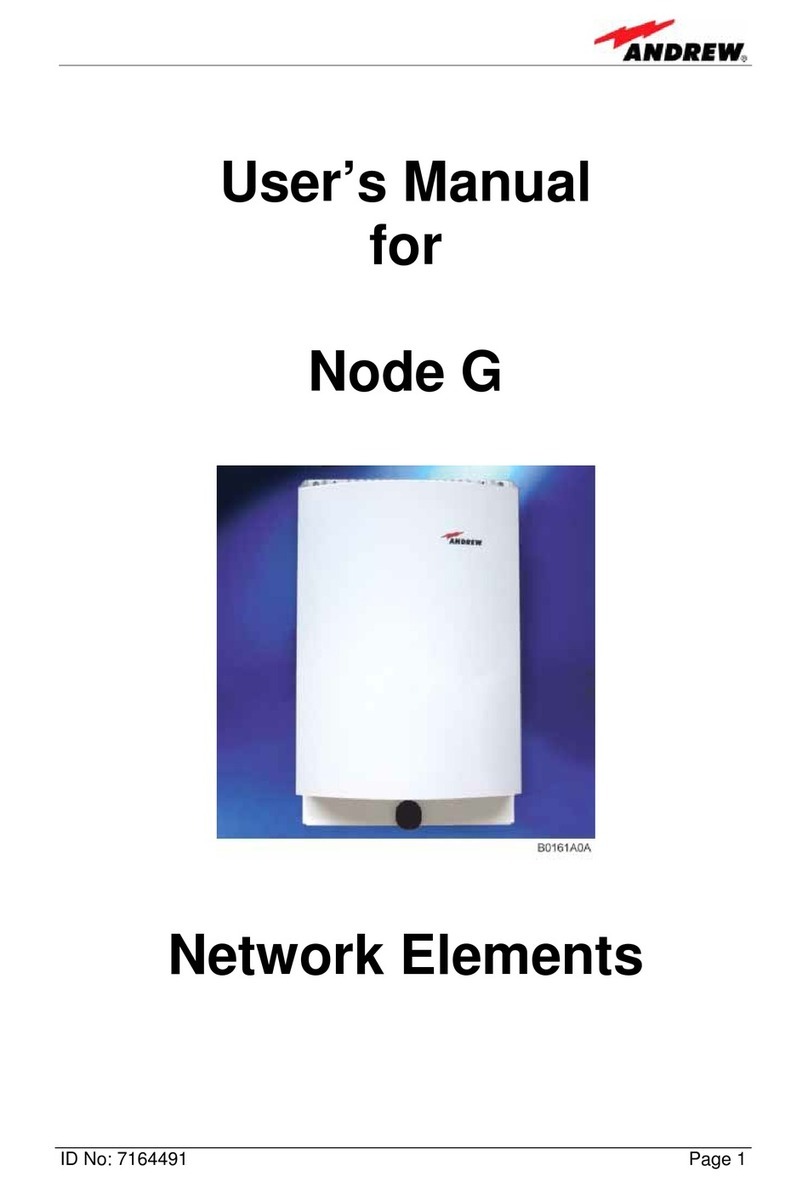 Andrew Node G Series user manual