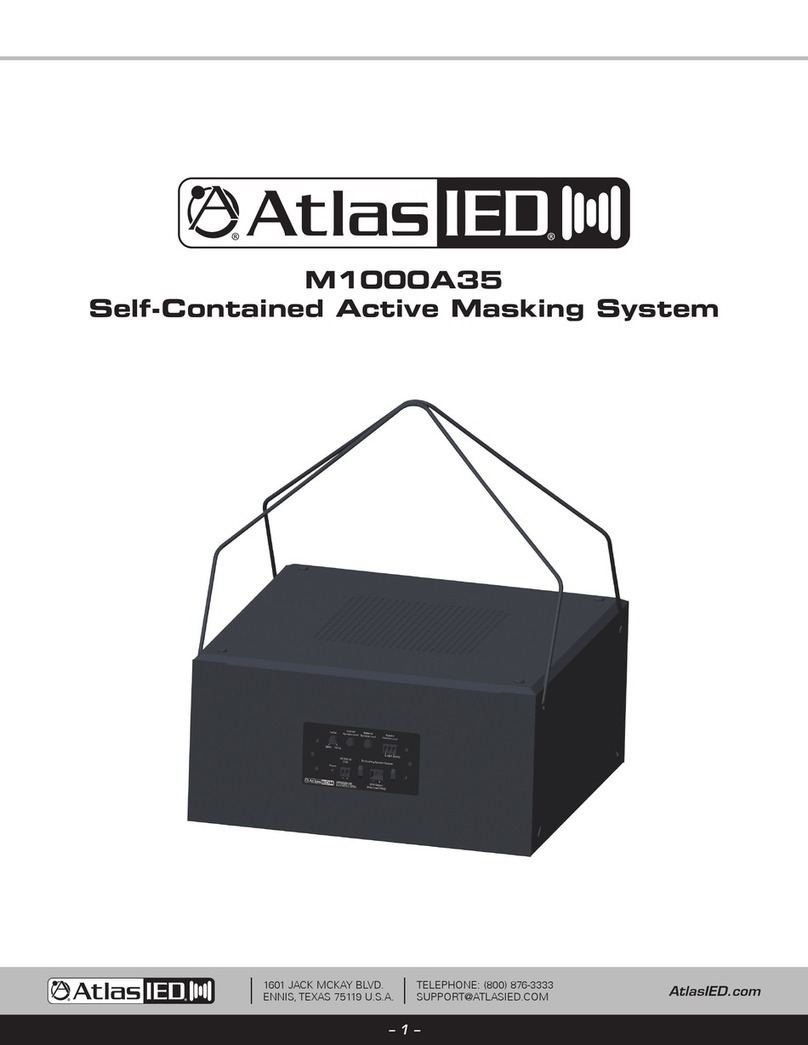 Atlas IED M1000A35 owner's manual