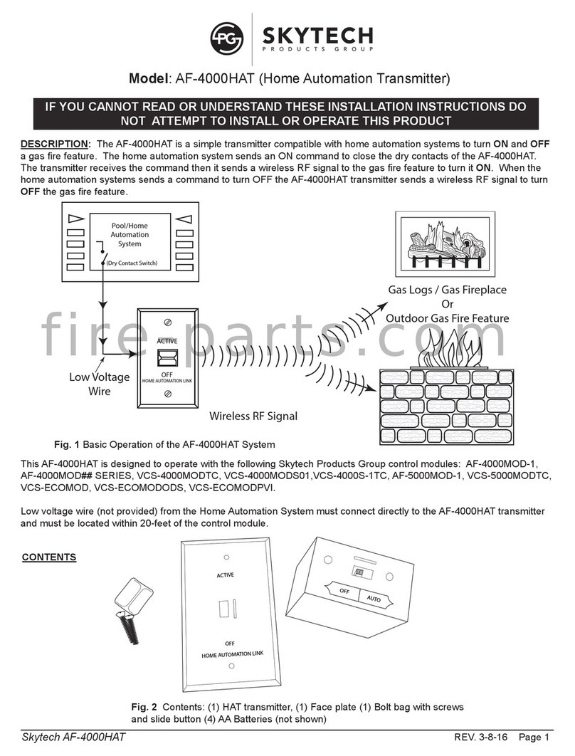 Skytech AF-4000HAT User manual