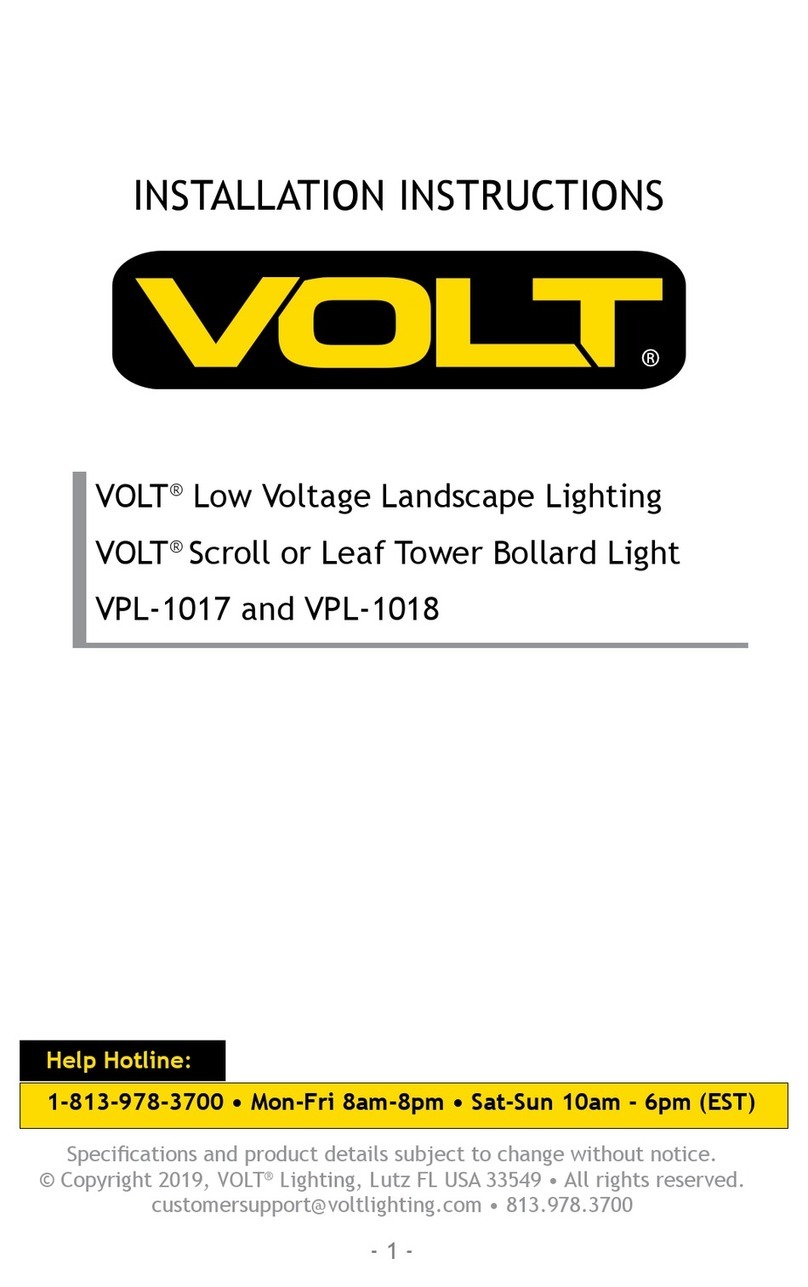 Volt VPL-1017 installation instructions