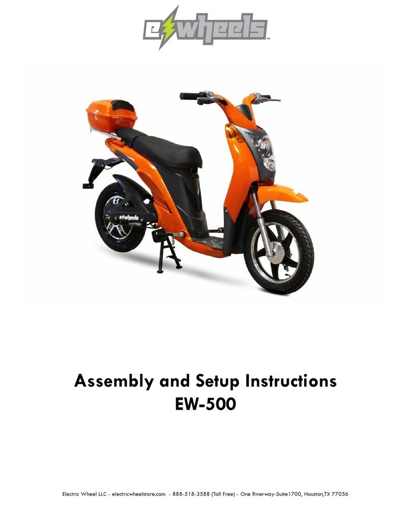 ewheels EW-500 Assembly and setup instructions