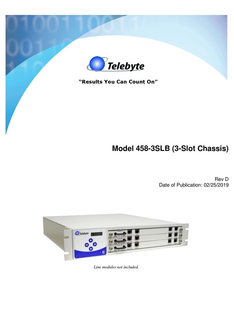 Telebyte 458-3SLB manual