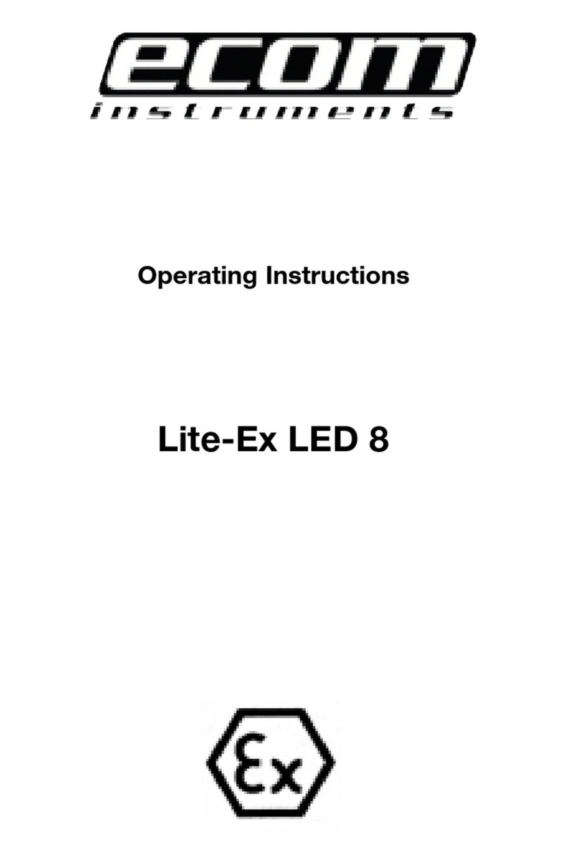 Ecom Lite-Ex LED 8 User manual