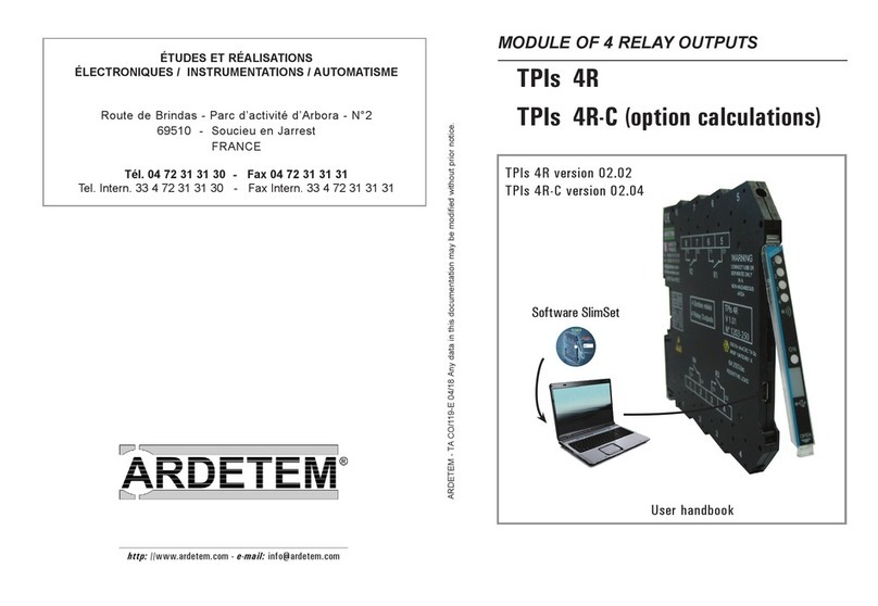 ARDETEM TPIs 4R User handbook