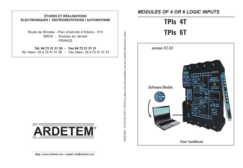 ARDETEM TPIs 4T Instruction Manual