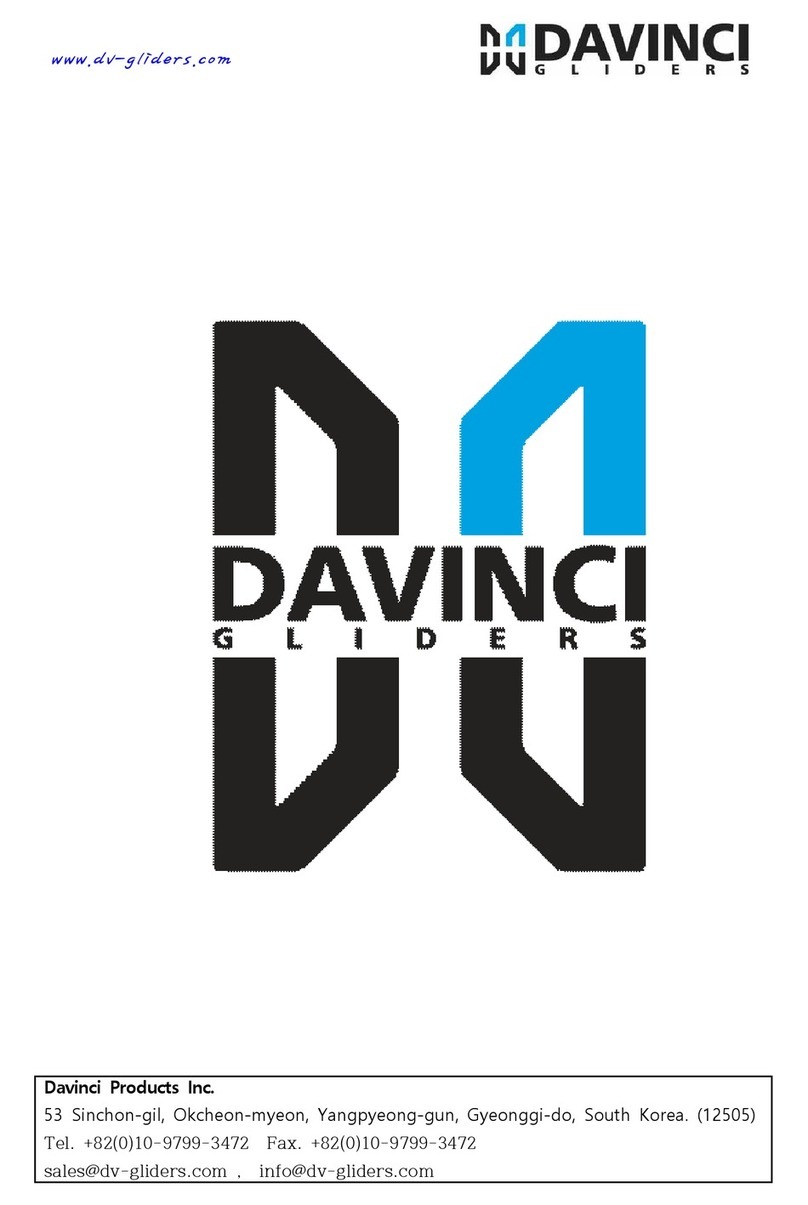 DAVINCI GLIDERS Harmony Passenger Air user manual