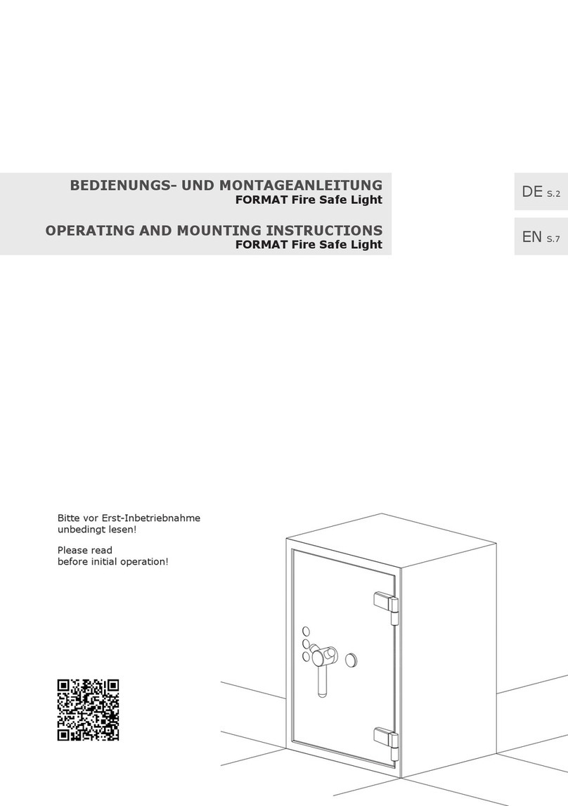 Format Fire Safe Light Operating and mounting instructions