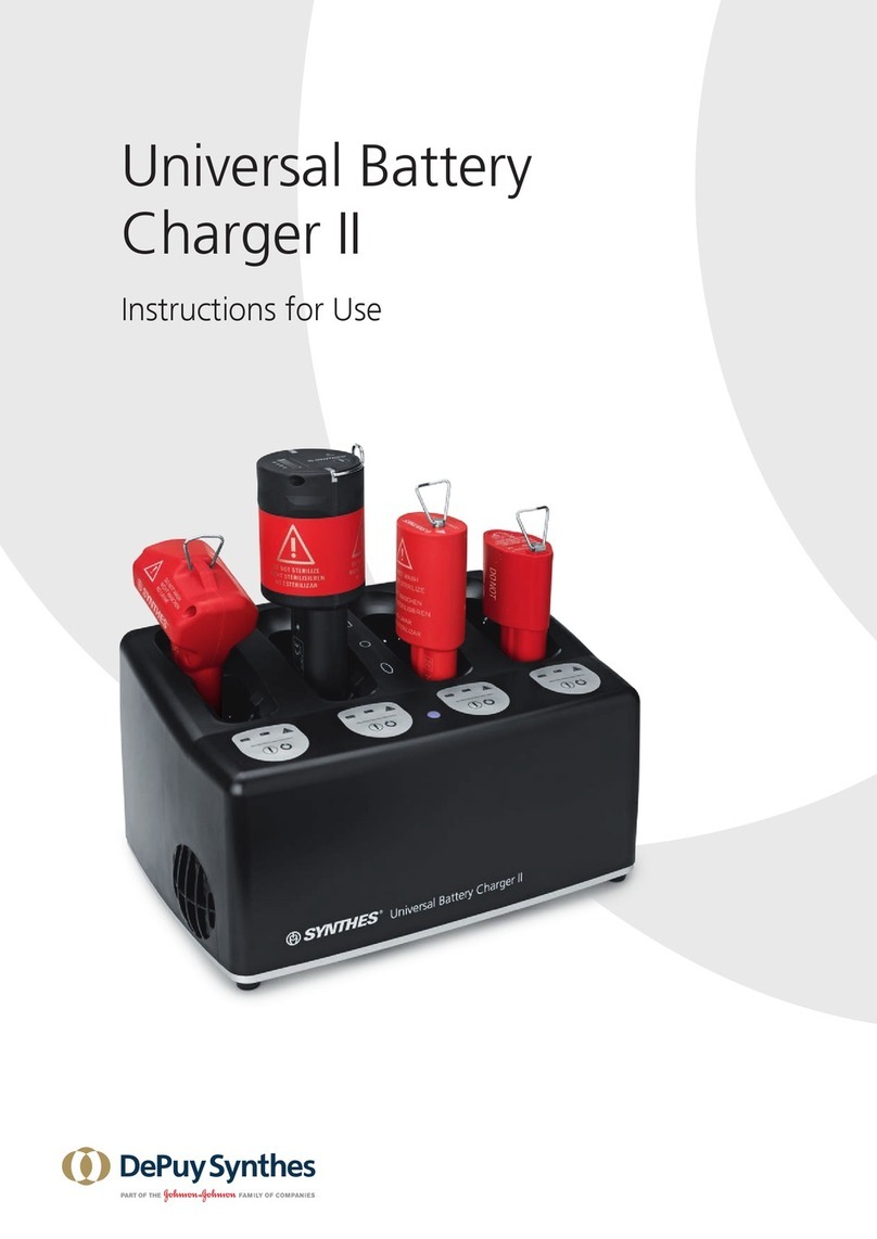 Synthes Universal Battery Charger II Instructions for use