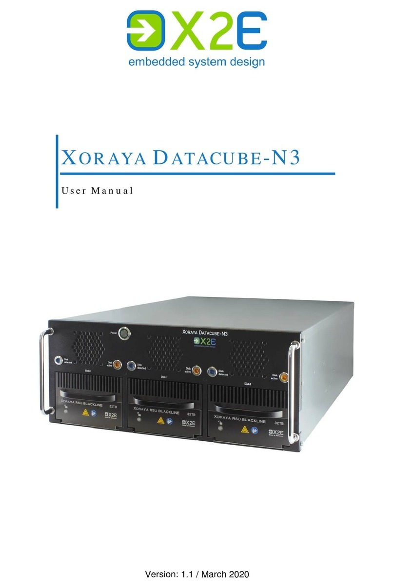 X2E XORAYA DATACUBE-N3 user manual