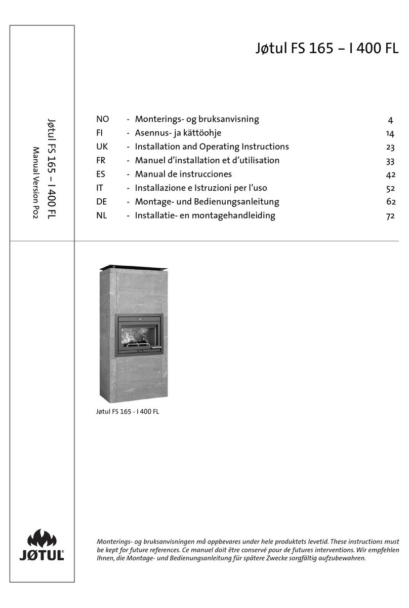 Jøtul FS 165-I 400 FL User manual