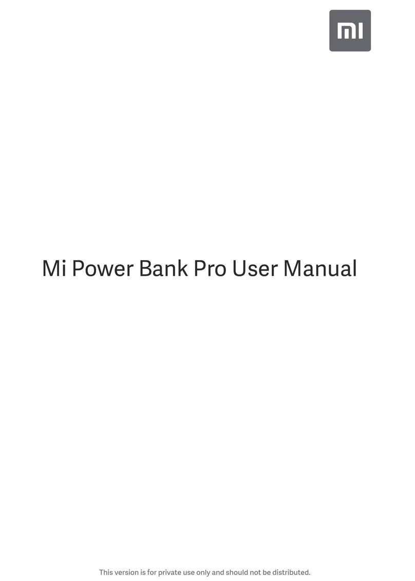 Xiaomi Mi Power Bank Pro PLM03ZM user manual Xiaomi Mi Power Bank Pro PLM03ZM user manual