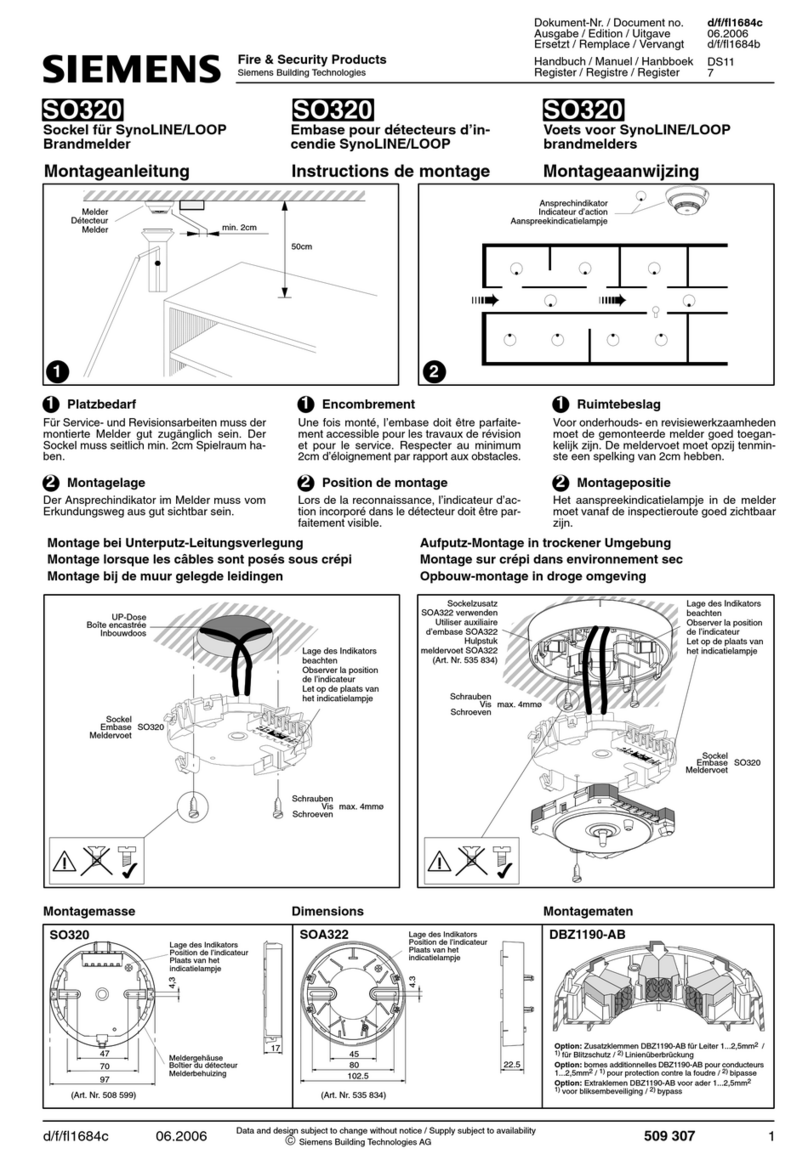 Siemens SO320 User manual