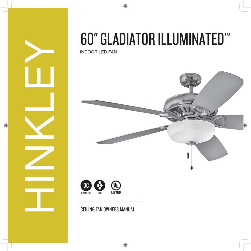 Hinkley GLADIATOR ILLUMINATED User manual