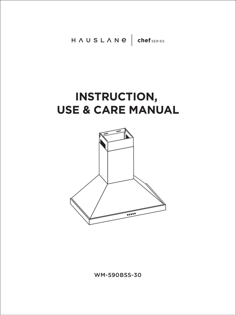 Hauslane chef Series Instruction, Use & Care Manual