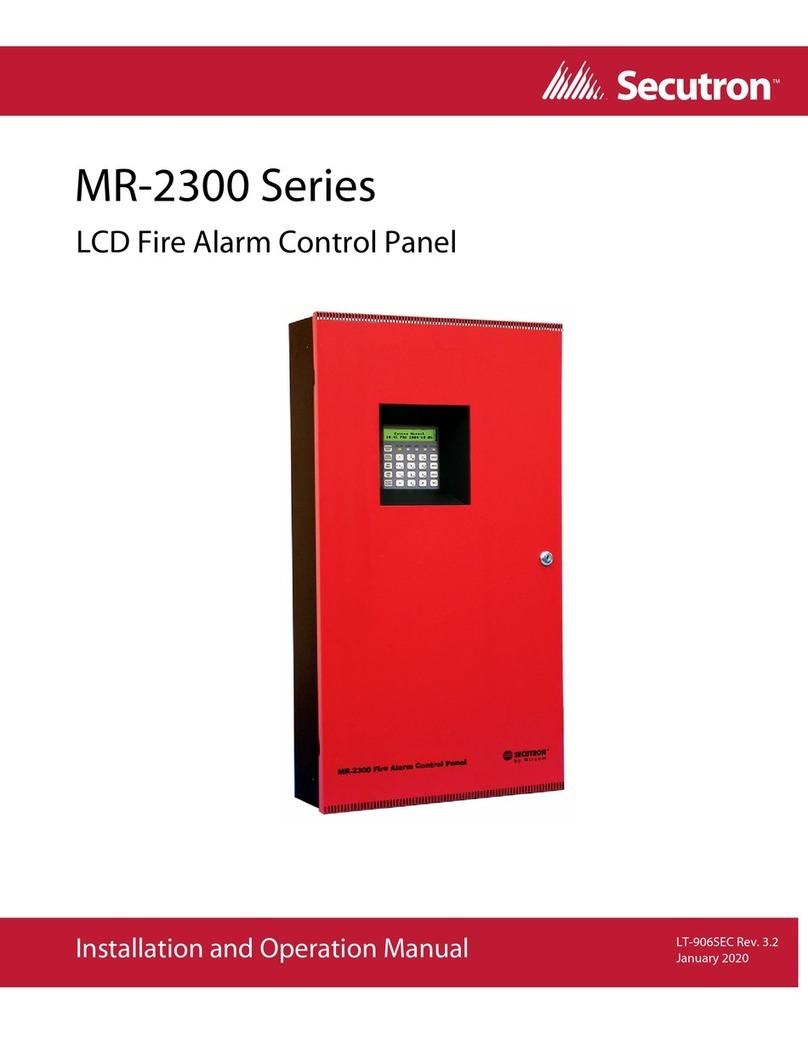 Secutron MR-2300 series User manual