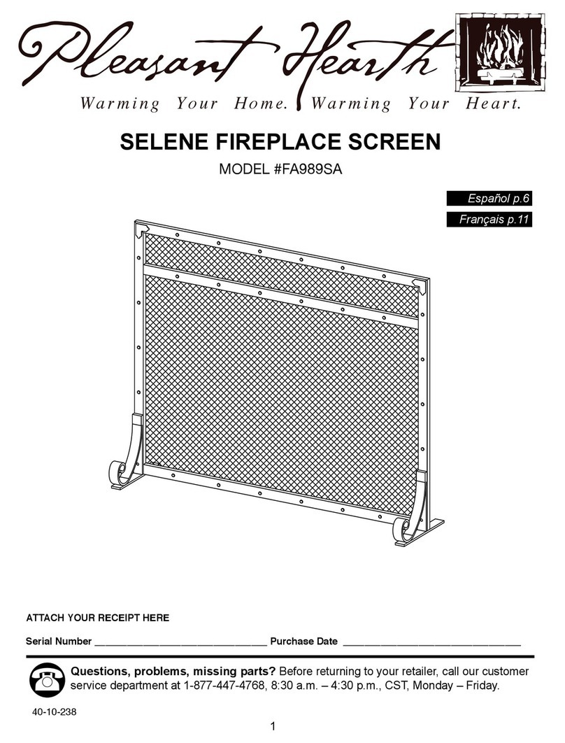 pleasant hearth SELENE FA989SA manual