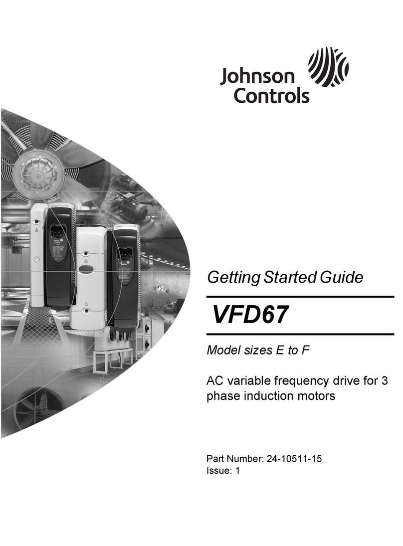 Johnson Controls VFD67 Series User manual