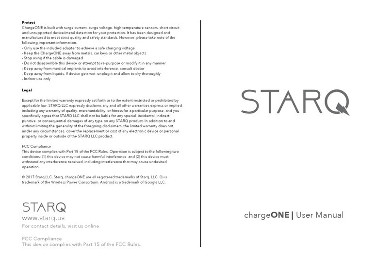 Starq chargeONE user manual