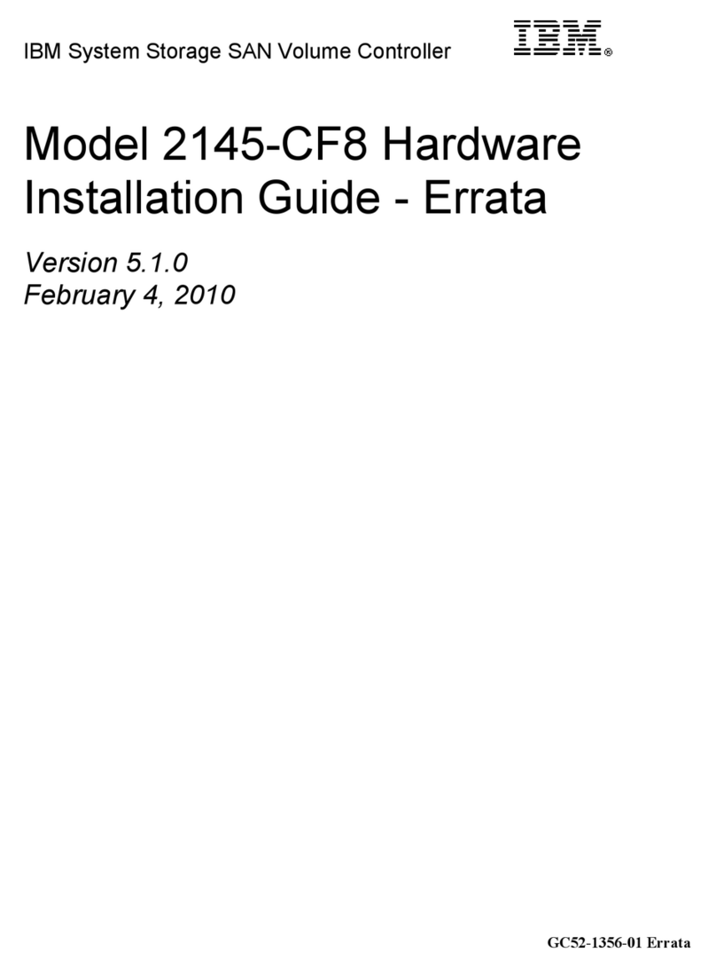 IBM SAN Volume Controller 2145-CF8 Manual