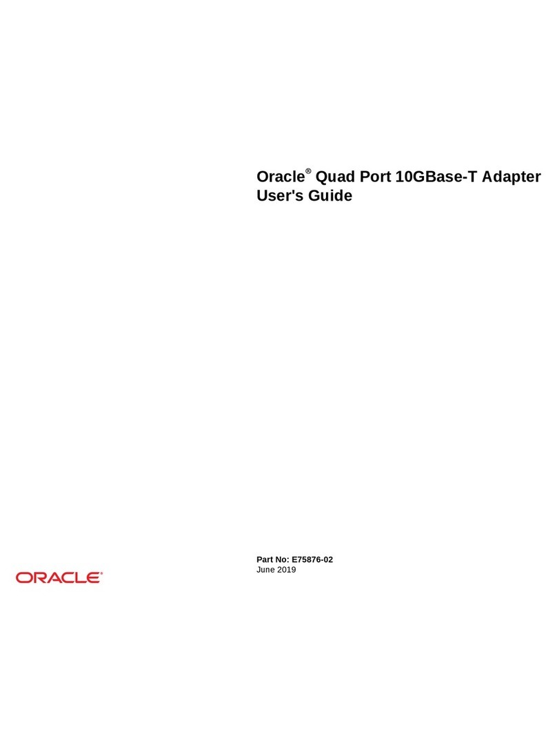 Oracle Quad Port 10GBase-T User manual