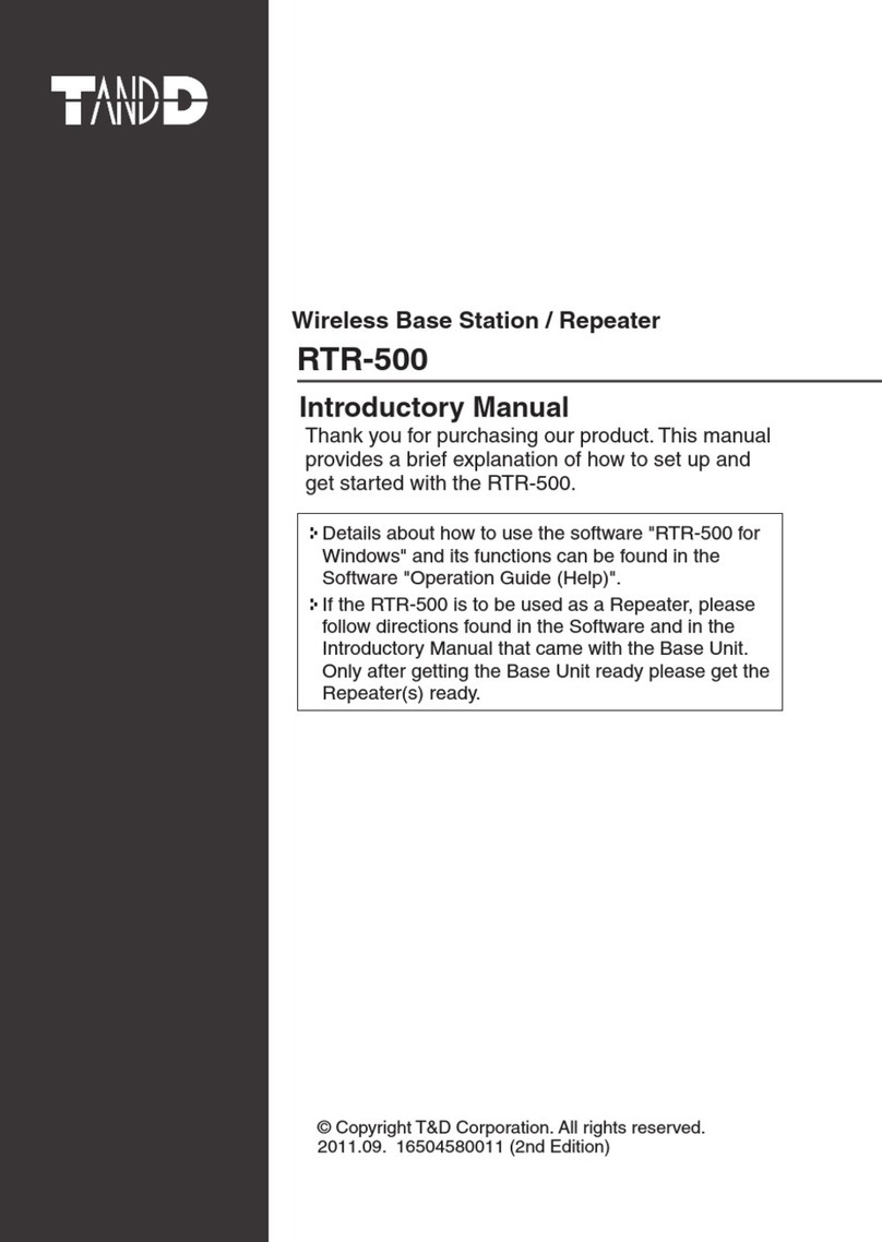 T&D RTR-500 Introductory manual