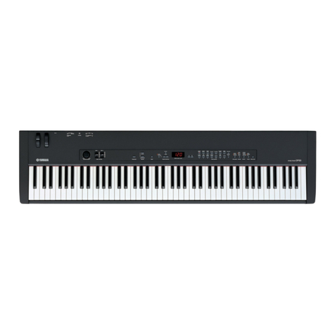 Yamaha CP33 Sibelius 5 Service manual