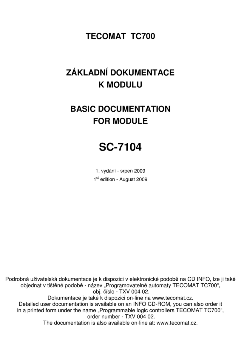 TECOMAT FOXTROT TC700 Basic documentation