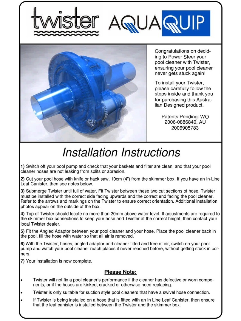 Aqua Quip Twister User manual