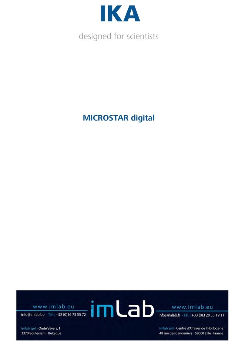 IKA MICROSTAR digital User manual