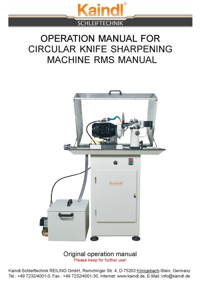 Kaindl RMS Series Operation manual