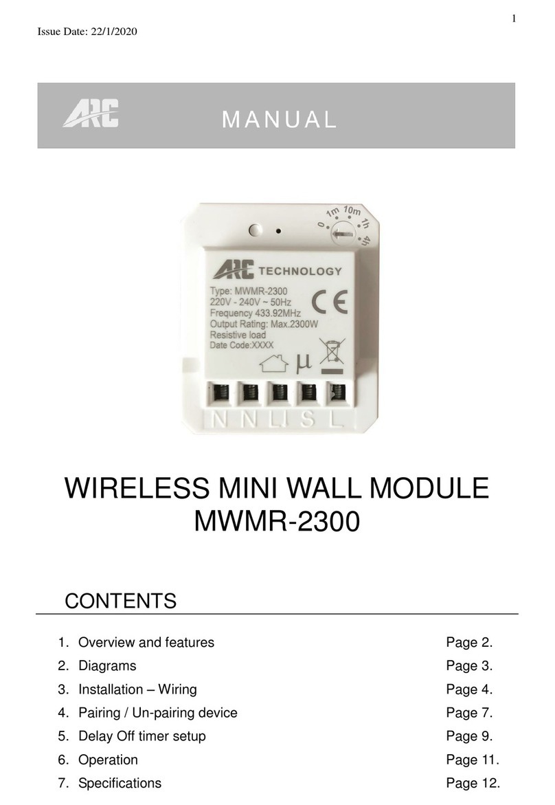 ARC MWMR-2300 manual