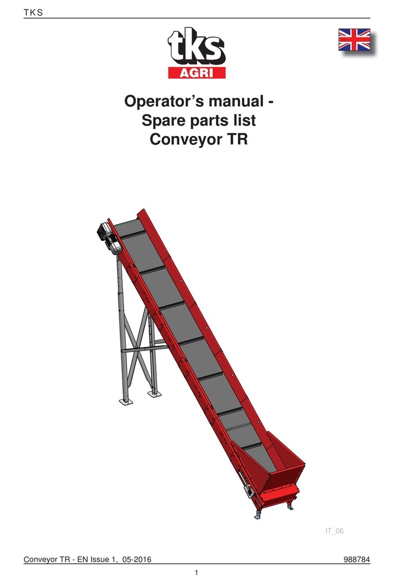 TKS AGRI Conveyor TR Operator's manual