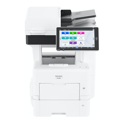 Ricoh IM 550 Series User manual