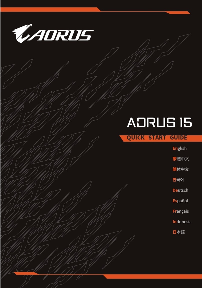 AORUS 15 User manual