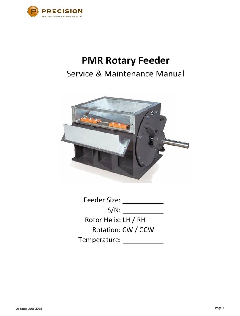 Precision PMR Rotary Feeder User manual