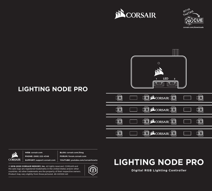 Corsair LIGHTING NODE PRO User manual
