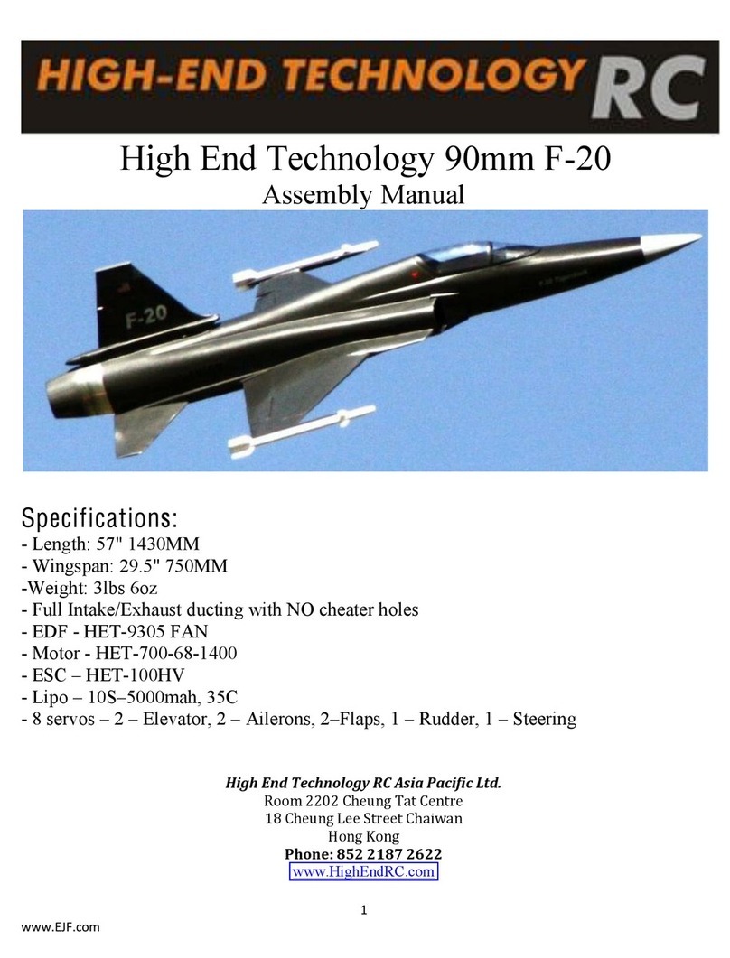 High-End Technology F-20 Assembly manual