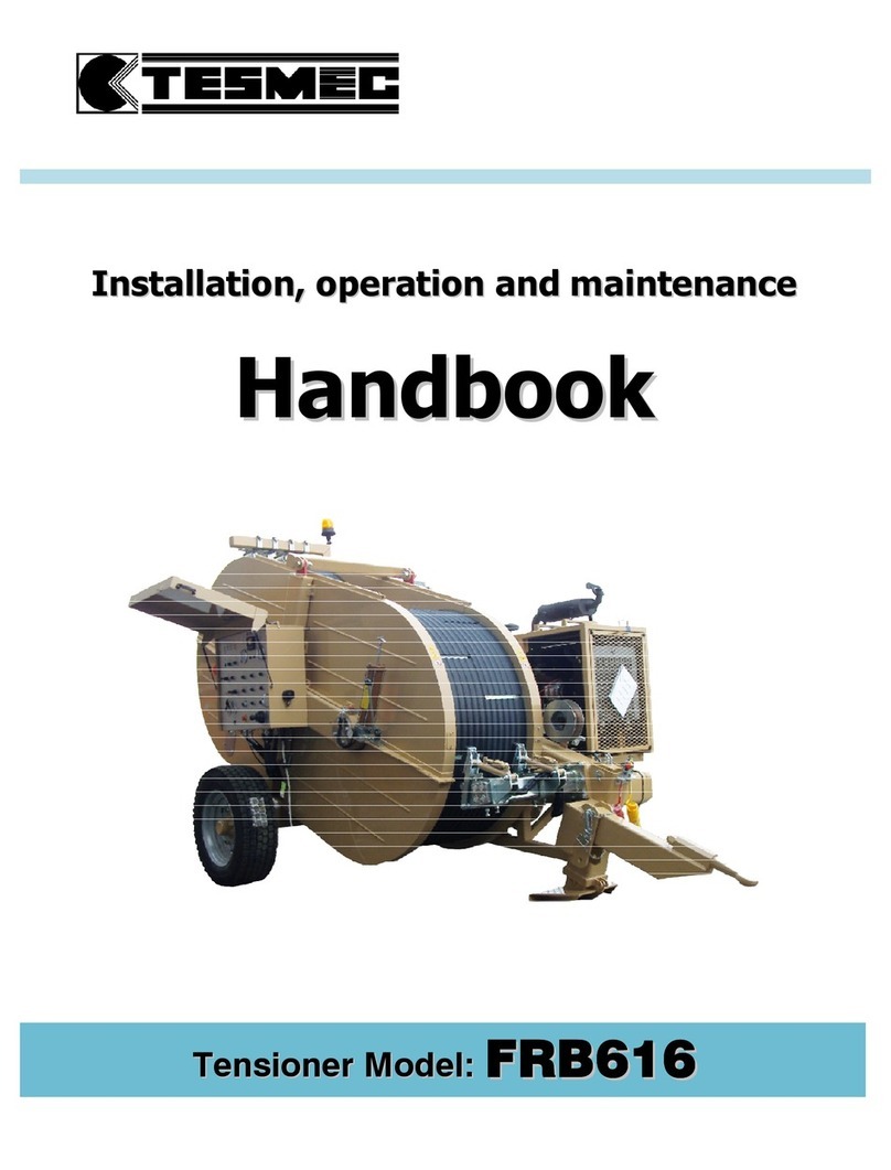 Tesmec FRB616 Installation, operation and maintenence handbook
