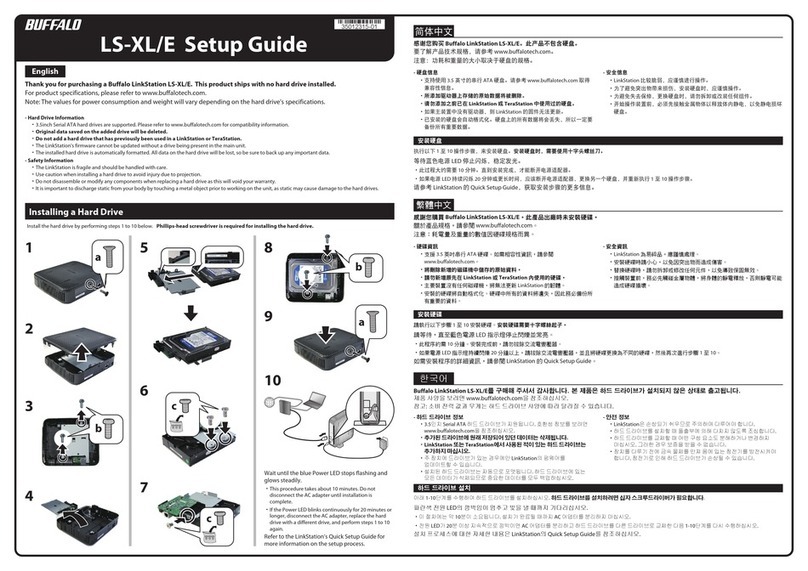 Buffalo LinkStation LS-XL/E User manual Buffalo LinkStation LS-XL/E User manual