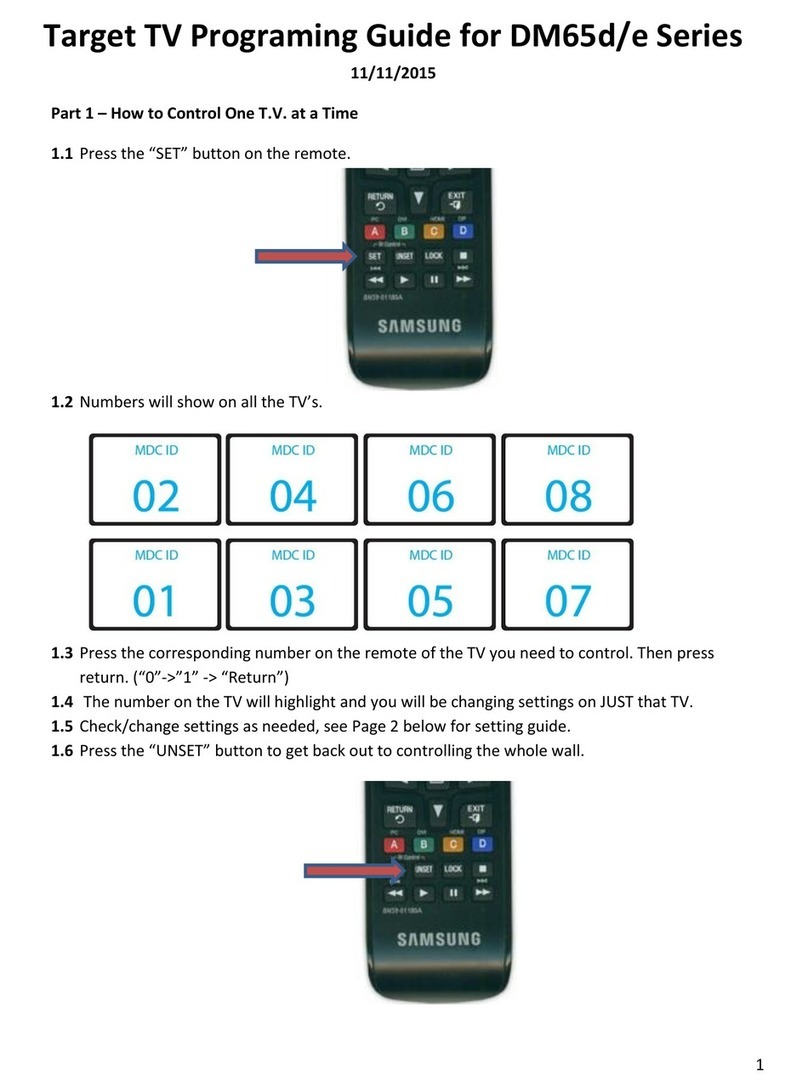 Samsung DM65D User manual