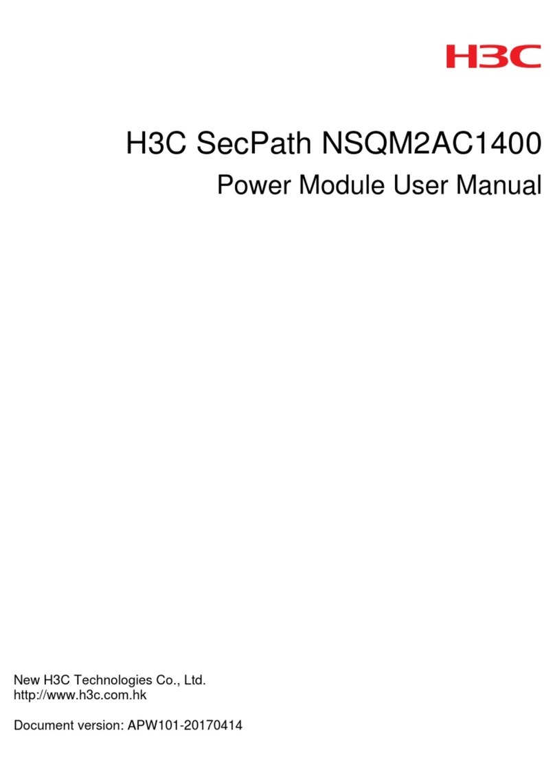 H3C SecPath NSQM2AC1400 user manual