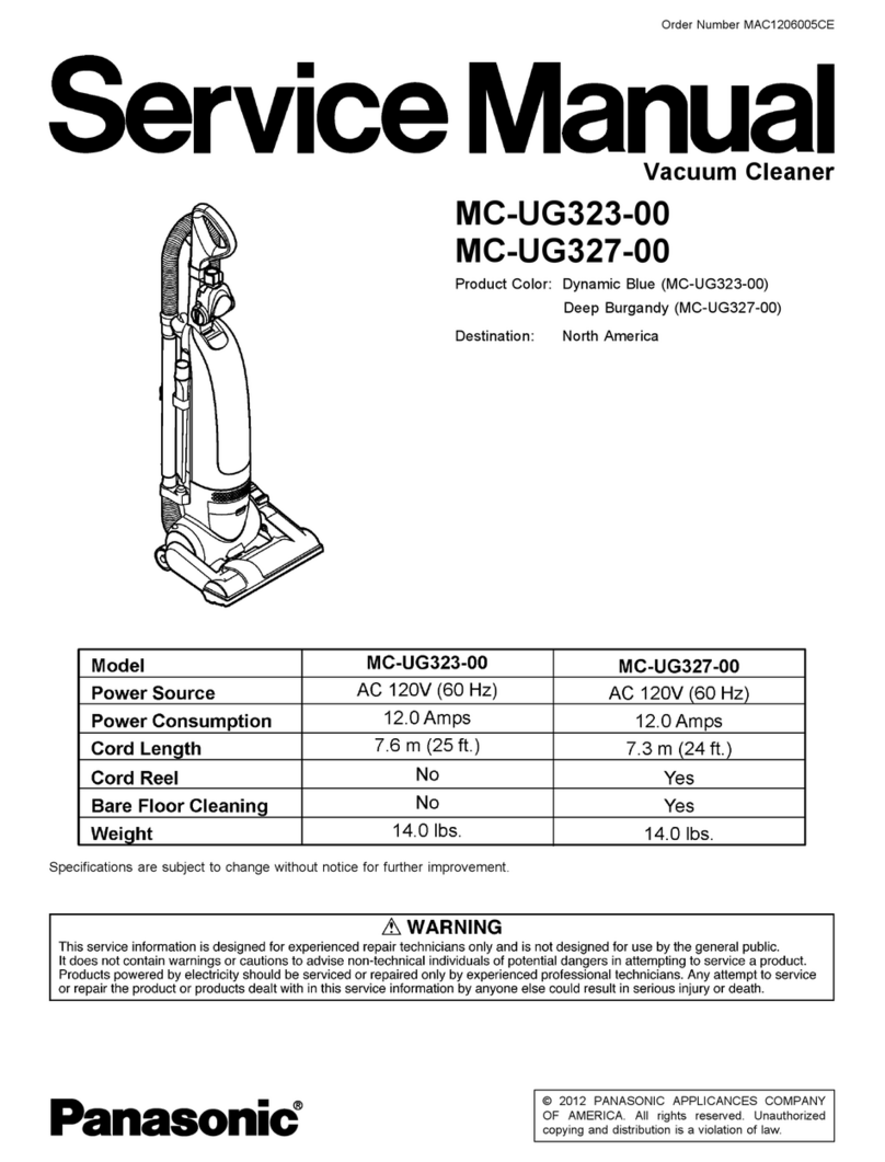 Panasonic MC-UG323-00 User manual Panasonic MC-UG323-00 User manual