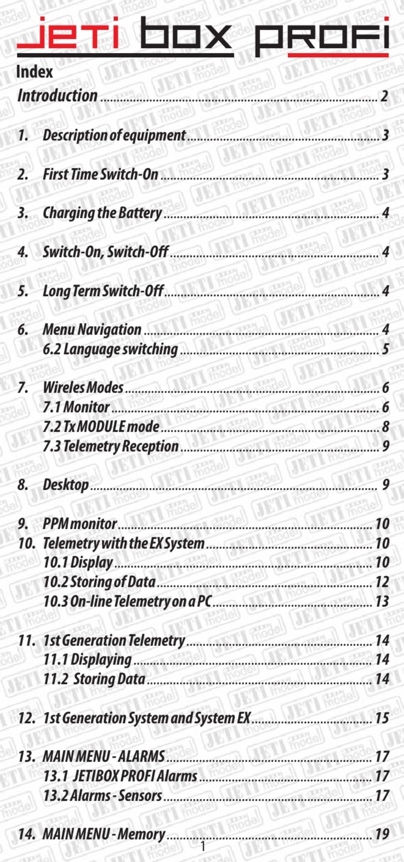 JETI model JETIBOX profi manual