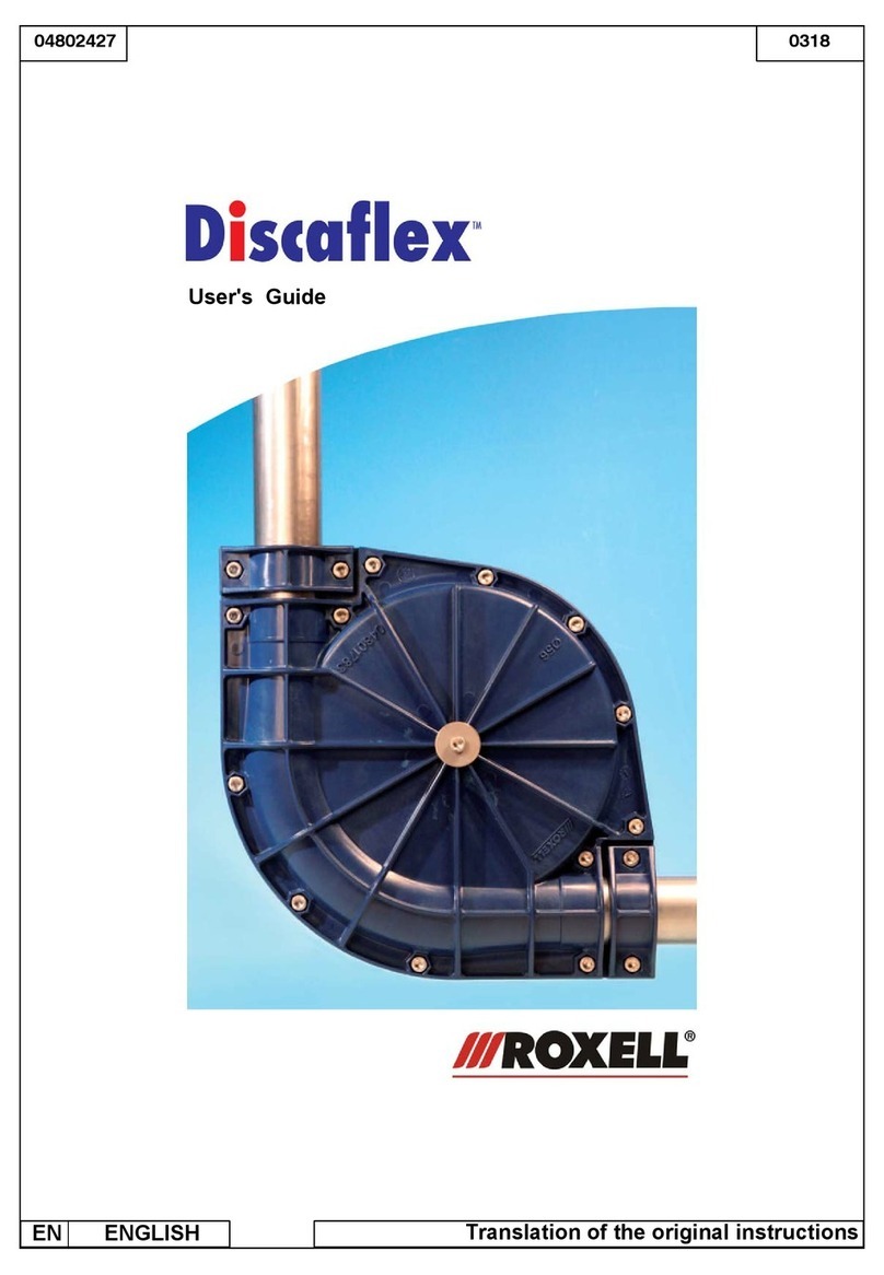 Roxell Discaflex User manual Roxell Discaflex User manual
