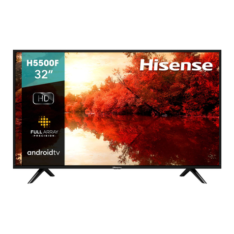 Hisense 32H5609 Quick setup guide