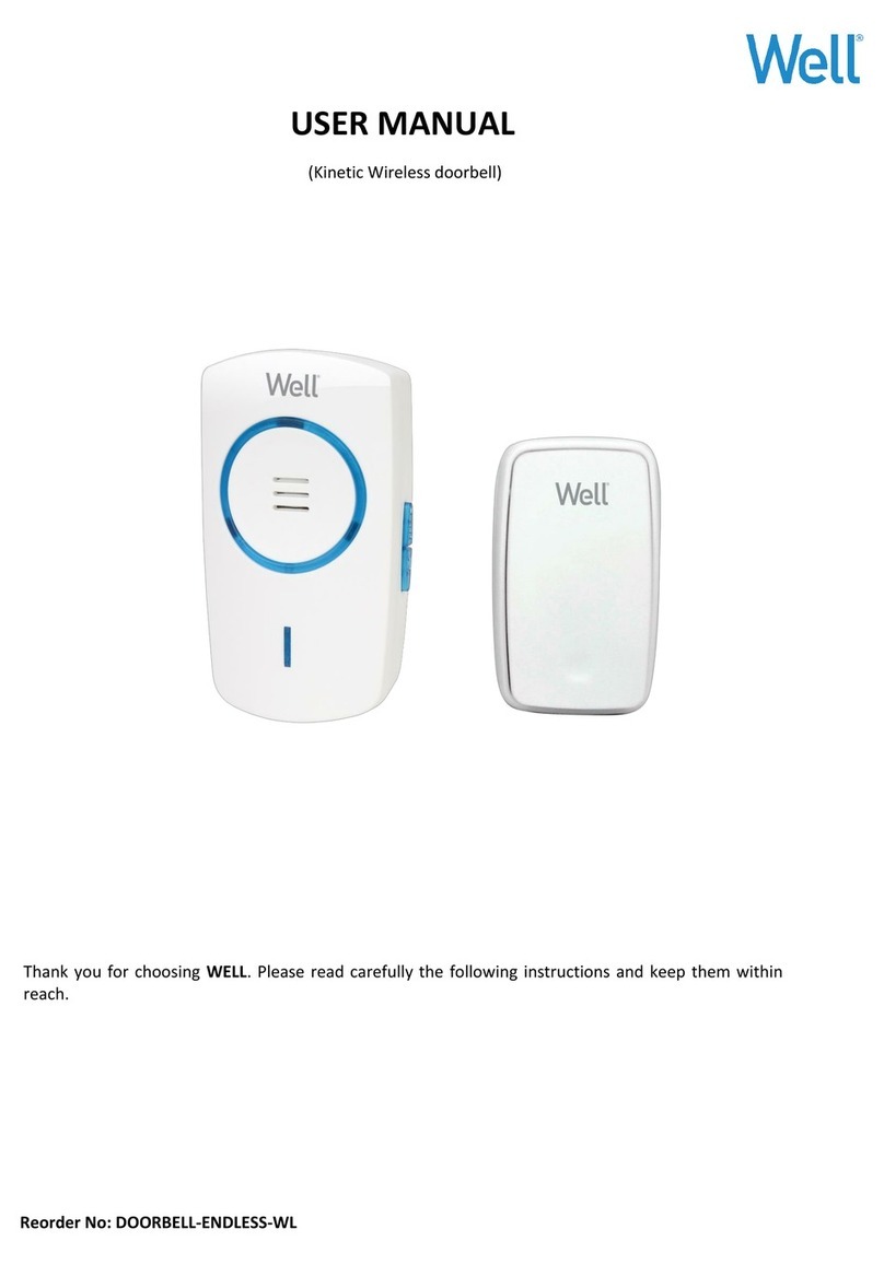 Well DOORBELL-ENDLESS-WL user manual