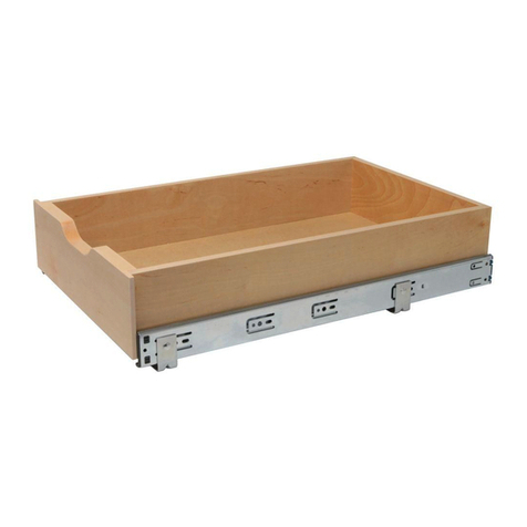 Knape&Vogt WMUB-11-4-R-ASP User manual