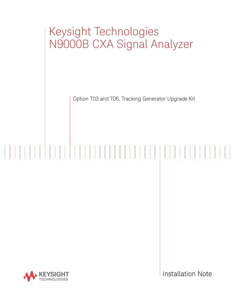 Keysight Technologies N9000B Installation note