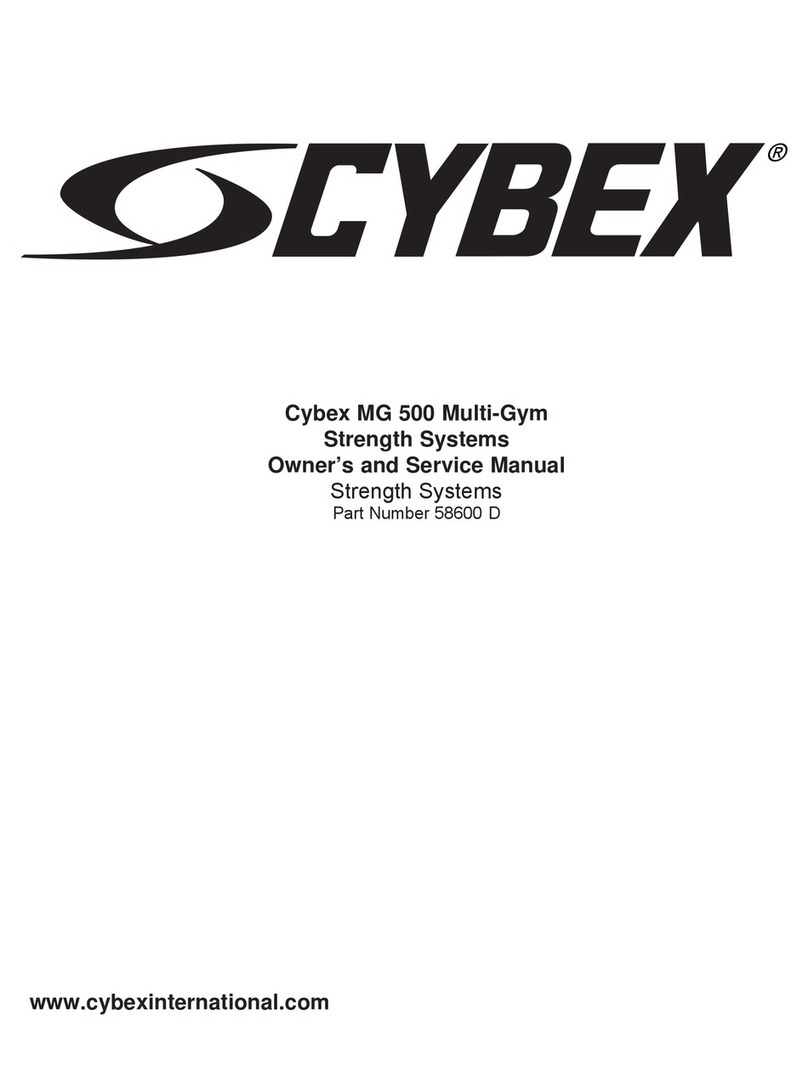 CYBEX MG 500 Instruction Manual