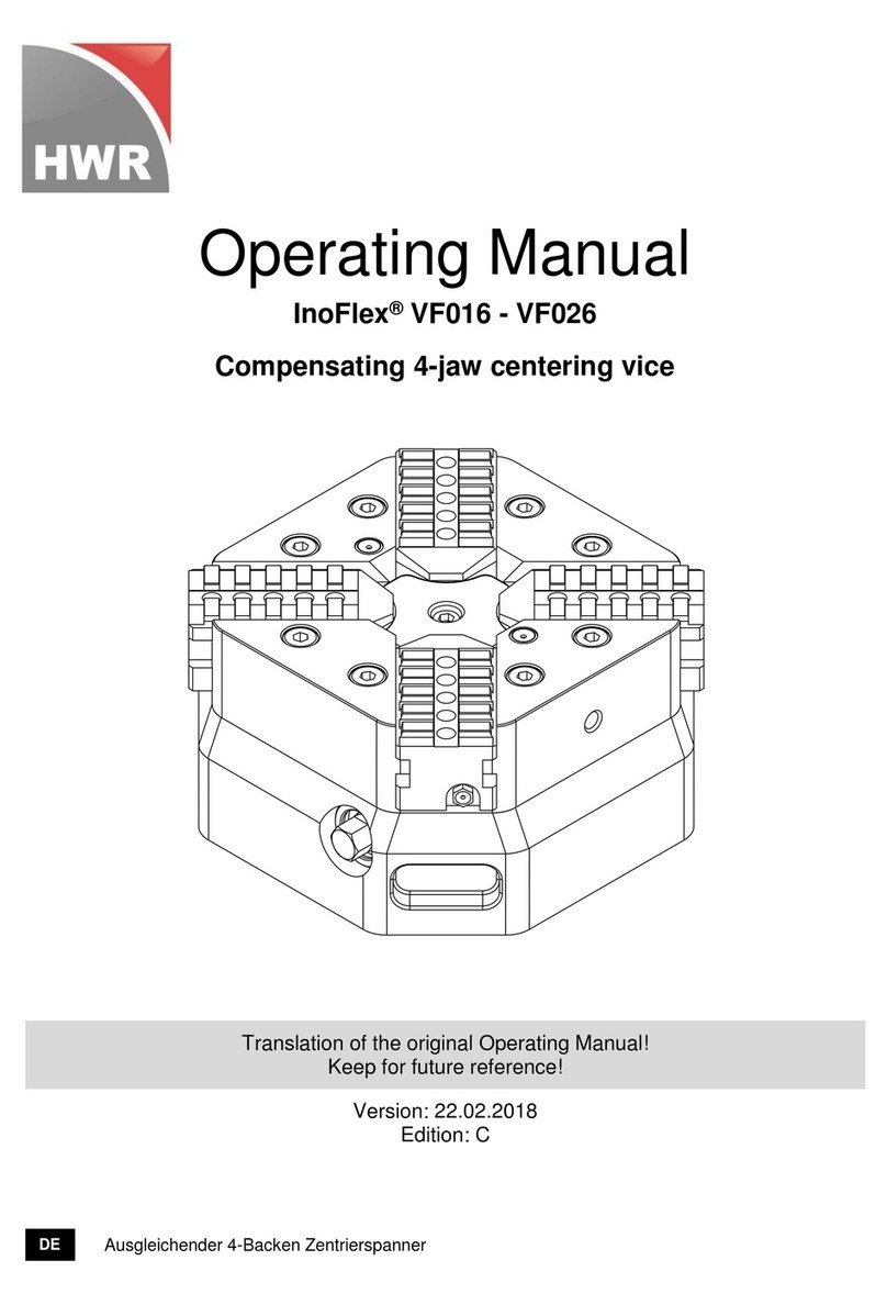 HWR InoFlex VF016 operating manual